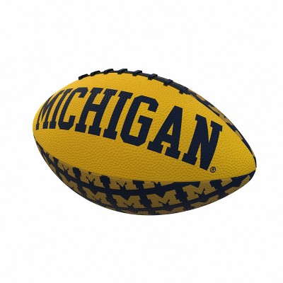 NCAA Michigan Wolverines Team Football: Leather Shell, Rubber Bladder, Ages 5+