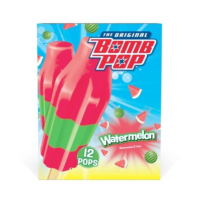 The Original Bomb Pop Frozen Watermelon Pops - 21oz/12ct