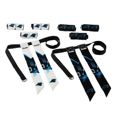 NFL Franklin Sports Carolina Panthers Youth Flag Football Set