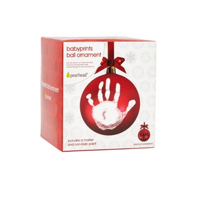 Pearhead Babyprints Round Ball Ornament