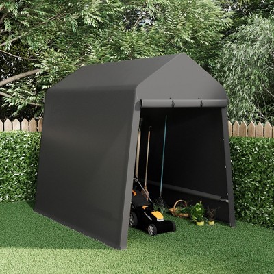 Outdoor Storage Tent, Storage Shelter Shed, Waterproof Carport for ATVs, Bicycles, Motorcycles, Gardening Tools