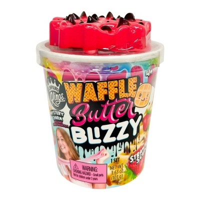 Compound Kings Butter Blizzy Strawberry Waffle Slime: Creative Thinking with 2 Pieces, 0.26 Net Weight