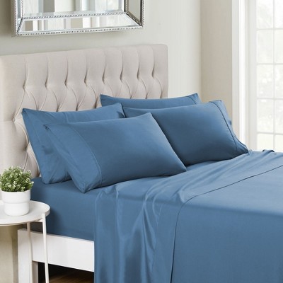 6 Piece Sheet Set, Deluxe Ultra Soft 1500 Series, Double Brushed Microfiber by Sweet Home Collection®