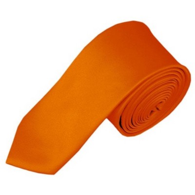 Men's Solid Color Skinny 2 Inch Wide And 57 Inch Long Neckties
