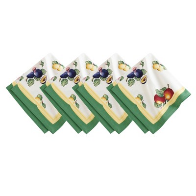 Villeroy & Boch - Fleurence Garden Stain and Water Resistant Napkins, Set of 4 - 21" x 21"