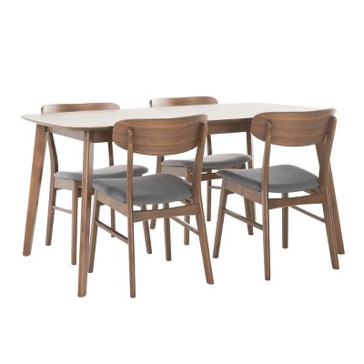 5pc Lucious 60" Dining Set - Christopher Knight Home