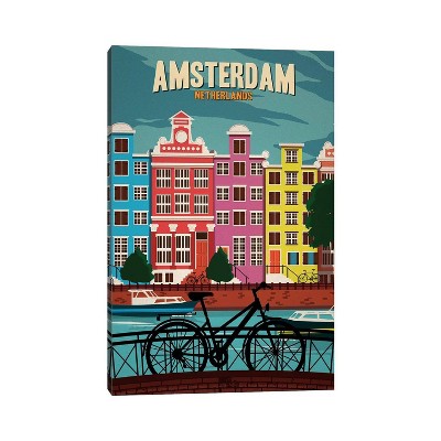 Amsterdam by IdeaStorm Studios Unframed Wall Canvas - iCanvas
