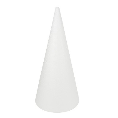 O'Creme Cone Shaped Polystyrene Cake Dummy, 6" x 12"