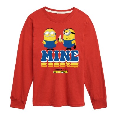 Boys' - Despicable Me Minions - Mine Mine Mine Long Sleeve Graphic T-Shirt