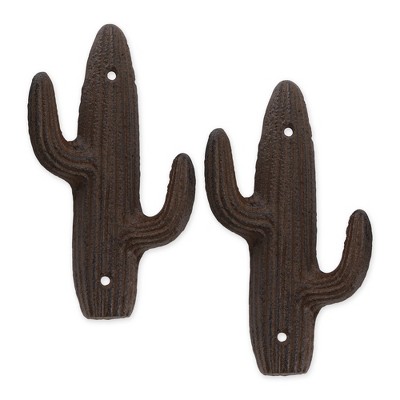 Zingz & Thingz Cactus Wall Hook Set/2