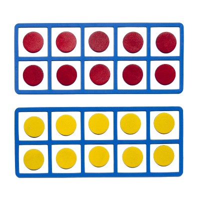 Learning Advantage® Giant Magnetic Foam Ten Frames - Set of 2