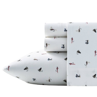 Printed Pattern Percale Cotton Sheet Set - Eddie Bauer