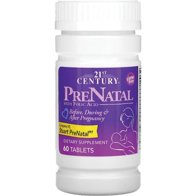 21st Century Prenatal with Folic Acid 60 Tablets
