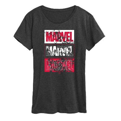 Women's - Marvel - Black Panther Stacked Logo Short Sleeve Graphic T-Shirt
