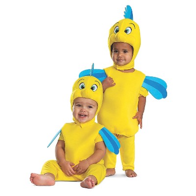 Disguise Toddler Boys' Disney's The Little Mermaid Flounder Classic Costume