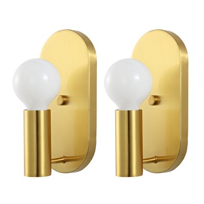 Irima 4" Wall Sconce (Set of 2) - SCN4086 - Brass - Safavieh