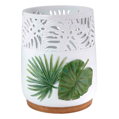 Avanti Linens Viva Palm Wastebasket