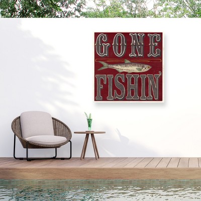 "Cabin Life V" Outdoor Canvas