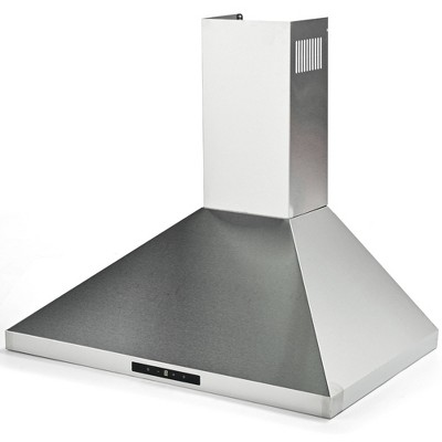 Simzlife 30 inch Wall Mount Range Hood, Vent Hood with 3 Speed Exhaust Fan and 2 2W LED Light, Soft Touch Panel