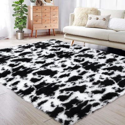 Area Rug Modern Plush Shaggy Rug Indoor Soft Fluffy Carpet Non Slip Non-Shedding Accent Carpet Fuzzy Shag Rug