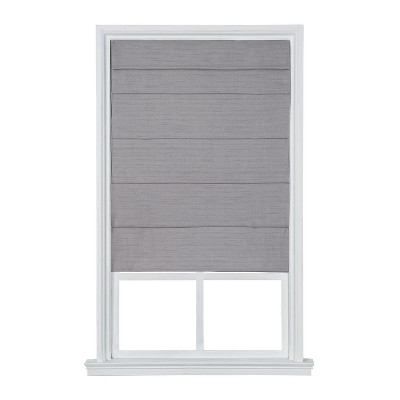 Home Basics Cordless Light Filtering Fabric Plain Roman Shade
