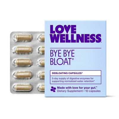 Love Wellness Bye Bye Bloat Vitamins - 10ct