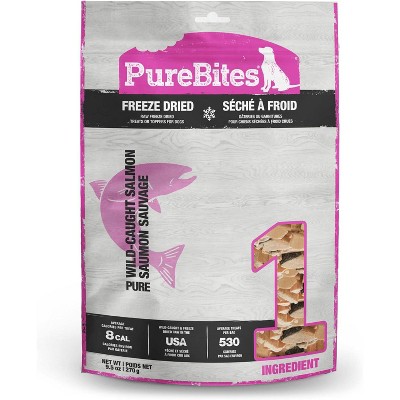 Pure Bites Salmon Freeze Dried Dog Treats, 9.5Oz