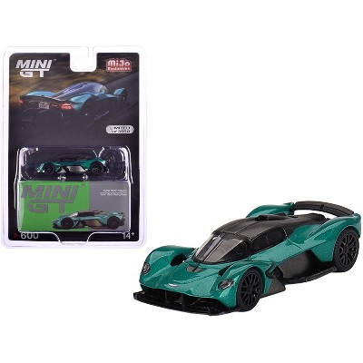 Aston Martin Valkyrie Racing Green Metallic Limited Edition to 3960 pieces 1/64 Diecast Model Car by Mini GT