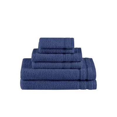 510 Design 6pc Essential Bundle Quick Dry Cotton Bath Towel Set