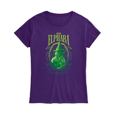 Women's - Wicked - Elphaba Wicked Witch Of The West Short Sleeve Graphic T-Shirt