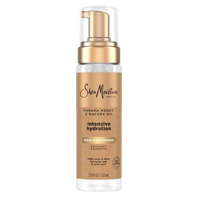SheaMoisture Manuka Honey & Mafura Oil Hydrating Wrap & Set Hair Mousse - 7.5 fl oz