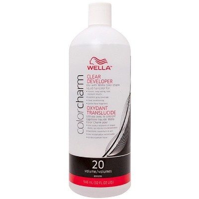 Wella Color Charm Clear Developer 20 volume / 6% Activator (32 oz XXL LITER)  - CLEAR