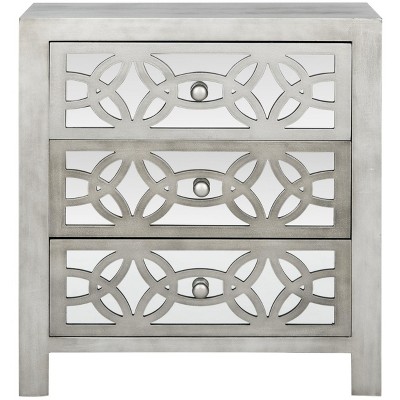Tasha 3 Drawer Chest - AMH1505 - Grey - Safavieh Couture