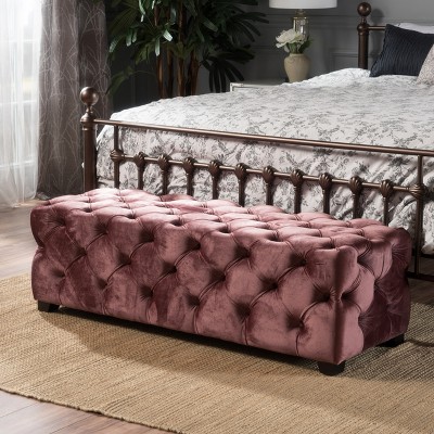 Piper Tufted Rectangular Ottoman Bench - Christopher Knight Home