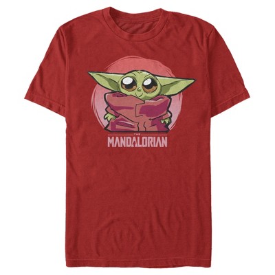 Men's Star Wars The Mandalorian The Child Circle T-Shirt