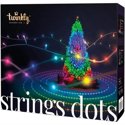 Twinkly - Smart Light 400 RGB LED Light String and 60 Dots (Gen 2) - Multi