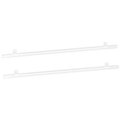 Unique Bargains PVC Poster Hanger Rail Poster Strip Bar with Clips for Poster Map