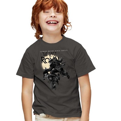 Teenage Mutant Ninja Turtles Casey Marie Jones Leaping Youth T Shirt  Charcoal