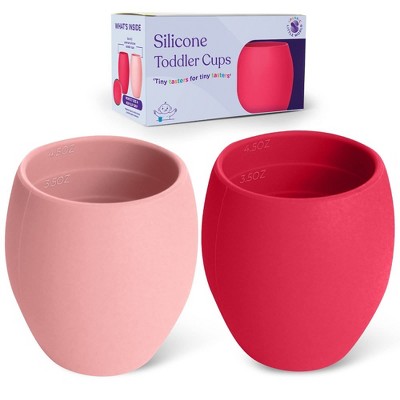 Sperric Silicone Mini Sippy Cups For Toddlers Baby Drinking Training Cup 4.5 OZ