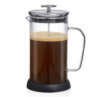 Glass Fluted French Press - 33 oz