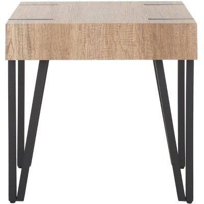 Alyssa End Table - ACC7003A - Multibrown/Black - Safavieh