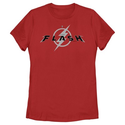 Women's The Flash Black Official Logo T-Shirt