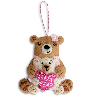 Mama Bear Felt Ornament Kit | MerryCollectibles by MerryStockings