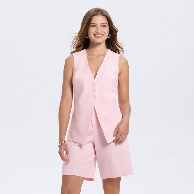 Women's V-Neck Suit Vest - A New Day™
