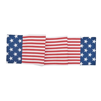 C&F Home Stars and Stripes 4th of July Patriotic Cotton Table Runner 13" x 72"