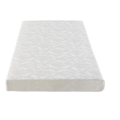 RealRooms Slumber Space 5-Inch Polyester Filled Mattress with Jacquard Cover, Twin, White