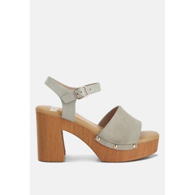 Daniela Suede High Block Sandals Women