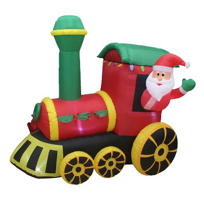A Holiday Company Heavy Duty 8 Foot Weather Resistant Self Inflatable Blow up Holiday Lawn Decoration