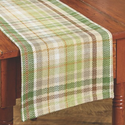 Park Designs Winter Morning Plaid Table Runner 13" X 54"