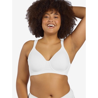 Leading Lady Women's The Brigitte Full Coverage - Padded Underwire T-Shirt Bra (5028) White 50C